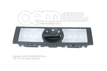 LED interiér a svetlo na čítanie čierne