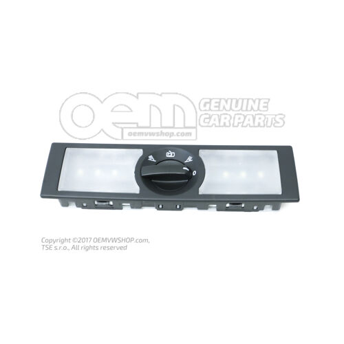 LED interiér a svetlo na čítanie čierne