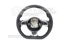 Multifunkčný športový volant (koža) multifunkčný volant (kožený vyhrievaný) volant SOUL (čierna)