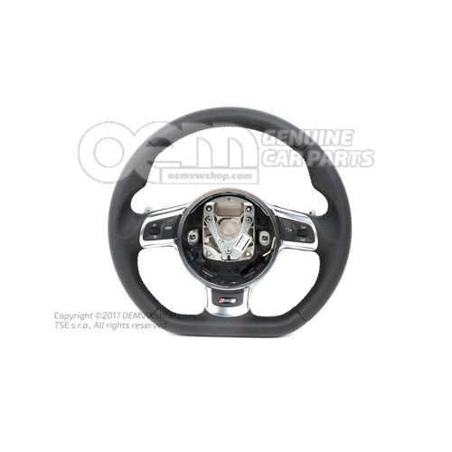 Multifunkčný športový volant (koža) multifunkčný volant (kožený vyhrievaný) volant SOUL (čierna)