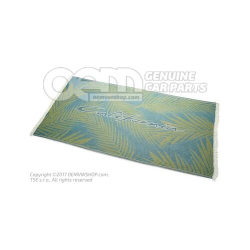 7T0084500 Beach towel, Green/Turquoise, Universum California Collection