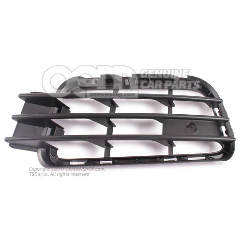 Mriežka odvetrávania saténová čierna