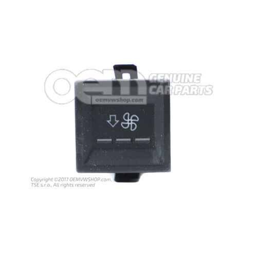 Spínač pre odvzdušňovací motor saténový čierny