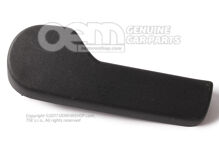 Úchytka pre kábel zámku veka čierna