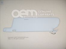 Slnečná clona s osvetleným zrkadlom a krytom perlovo sivá