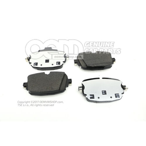 1 súpr. brzd. obložení pre kotúčovú brzdu 4M8698451C