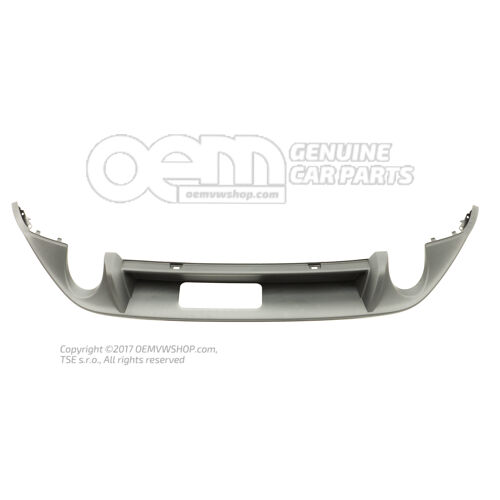 Zadný difúzor saténovo čierny