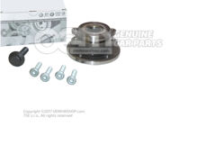 Ložisko kolesa s montážnymi dielmi