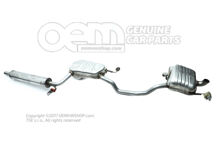 Stredný tlmič hluku s koncovým tlmičom hluku 3V0253181BT (1)