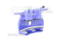 Volkswagen Golf 8R modrý strmeň bez brzdových doštičiek pre brzdy rozmer 360x34mm vpredu vpravo 5WA615124C (2)