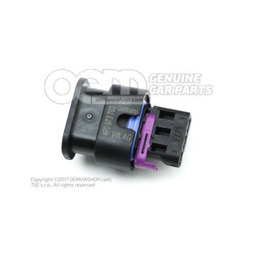 Ploché puzdro kontaktu s blokovacím mechanizmom kontaktu