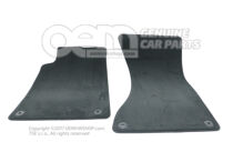 1 sada podložiek pre nohy duša (čierna)