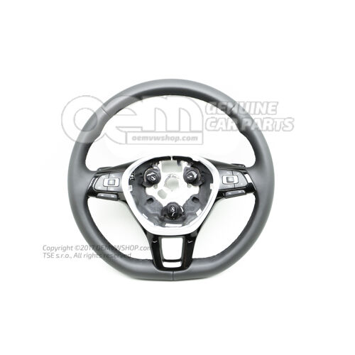 Multifunkčný volant (koža) čierny Volkswagen Tiguan Allspace 5N