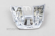 Krytka štítku na volant vysoko chrómová / čierna (2)