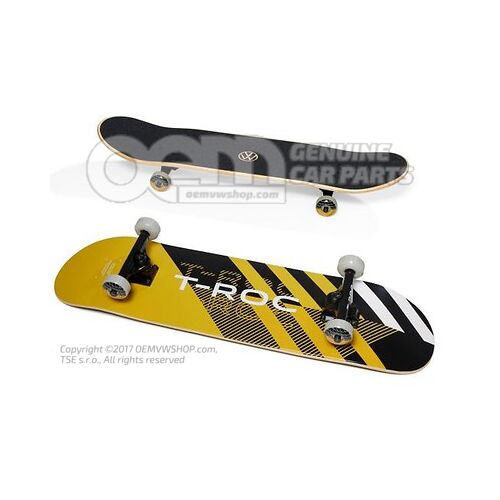 2GV050530  655 Skateboard, Canary Yellow, T-Roc Collection