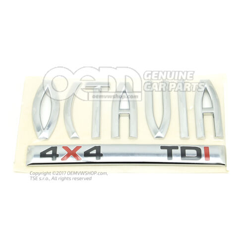 Nápis chróm / červená / čierna