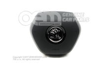 Airbagová jednotka pre volant, saténová čierna/vysoký chróm 6VA880201F IZY