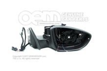 Teleso vonkajšieho zrkadla saténovo čierna (1)