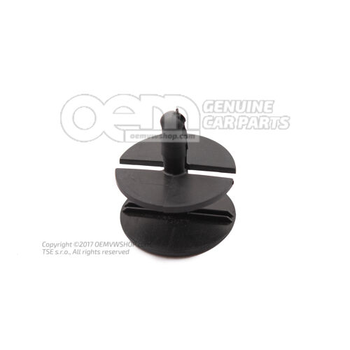 Clip saten black