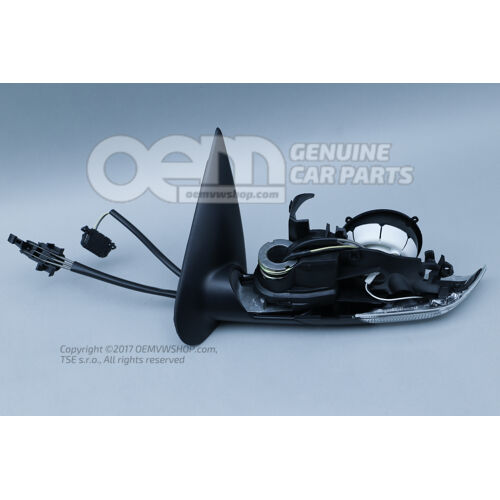 Kryt vonkajšieho zrkadla saténová čierna Škoda Octavia 1Z