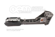 Zámok operadla šedý