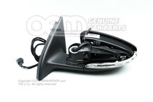 Kryt vonkajšieho zrkadla saténový čierny Volkswagen Passat 3C 4 motion