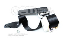 Trojbodový bezpečnostný pás s navijakom čiernej farby (1)