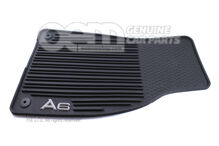 1 sada podložiek pod nohy (gumová) saténová čierna (4)