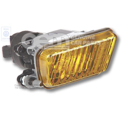 Halogénový hmlový svetlomet, žlté svetlo