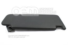 Slnečná clona so zrkadlom a krytom čierna (1)