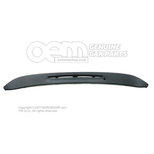 Trim for rear spoiler Satin black 565827699  9B9
