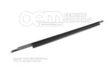 Tesnenie okennej štrbiny s ozdobnou lištou čierno-lesklé (1)