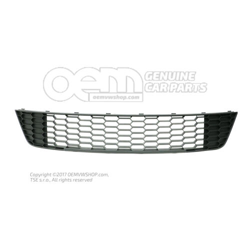 Mriežka odvetrávania saténová čierna