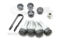 1 súpr. skrutiek kolesa, zamedzujúca krádeži (3)