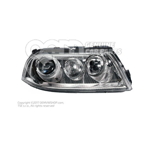 Dvojitý halogénový svetlomet pre plynovú výbojku