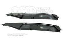 1 sada obložení ozdôb pre vetranie čierno lesklá Audi R8 Coupe / Spyder 42 (3)