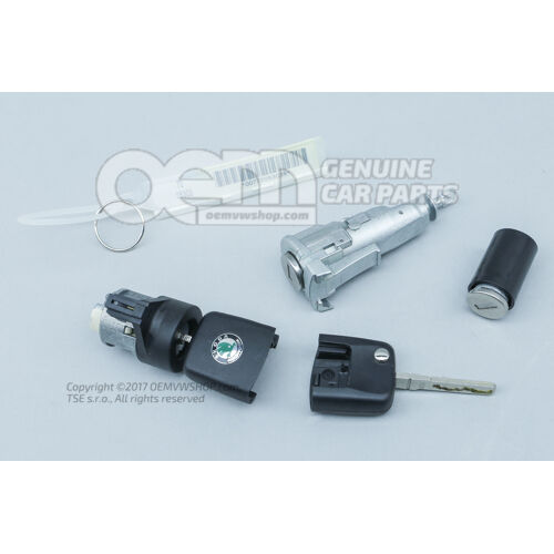 1 súprava cylindr. vložiek pre kľučku dverí, kapotu vzadu, spínač štartéra a uzáver palivovej nádrže