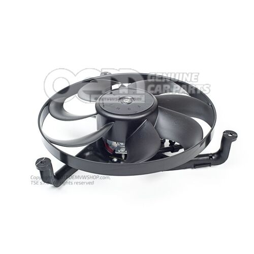 Ventilátor chladiča s držiakom ventilátora 6X0959455C 1C0121206A