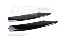 1 sada obložení ozdôb pre vetranie čierno lesklá Audi R8 Coupe / Spyder 42