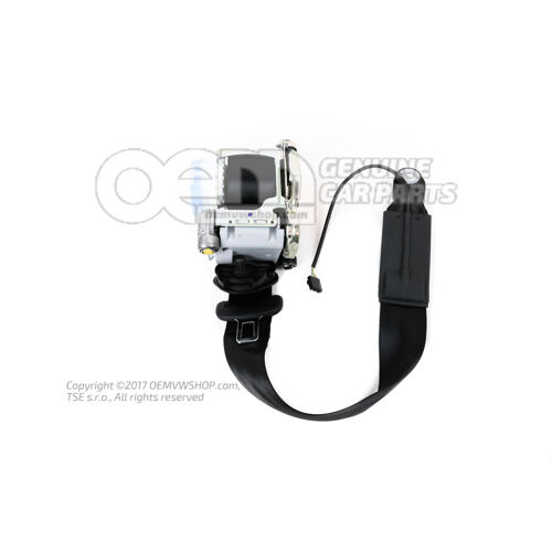 Trojbodový automatický bezpečnostný pás s napínačom pásu Čierny 8S7857706Q V04