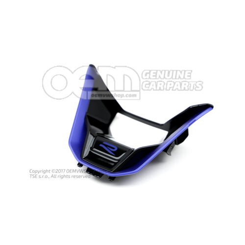 Ozdoba čierna/zamatová modrá/chróm 5H0419659L BOT