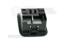 Škrupina rukoväte, horná časť saténová čierna (2)