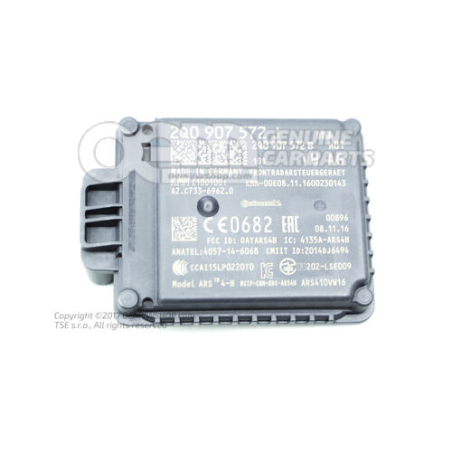 Riadiaca jednotka so softvérom na reguláciu vzdialenosti a radarovým snímačom 2Q0907561K