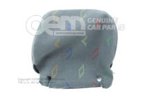 Poťah opierky hlavy (látka / umelá koža) poťah opierky hlavy (látka) šedý (1)