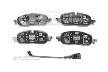 1 sada brzdových doštičiek pre kotúčovú brzdu 2N0698451E 1 sada brzdových doštičiek pre kotúčovú brzdu 2N0698451E