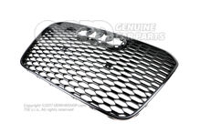 Maska chladiča čierno-lesklá (2)