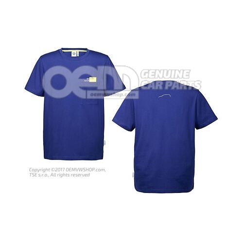 5HG084200C 530 T-shirt, L, Unisex, Blue, Golf Collection