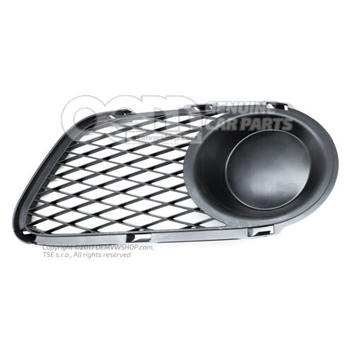 Okrasná mriežka saténová čierna