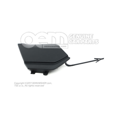 Kryt na ťažné oko Satin black 8B3807241  9B9