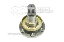 Prírubový hriadeľ